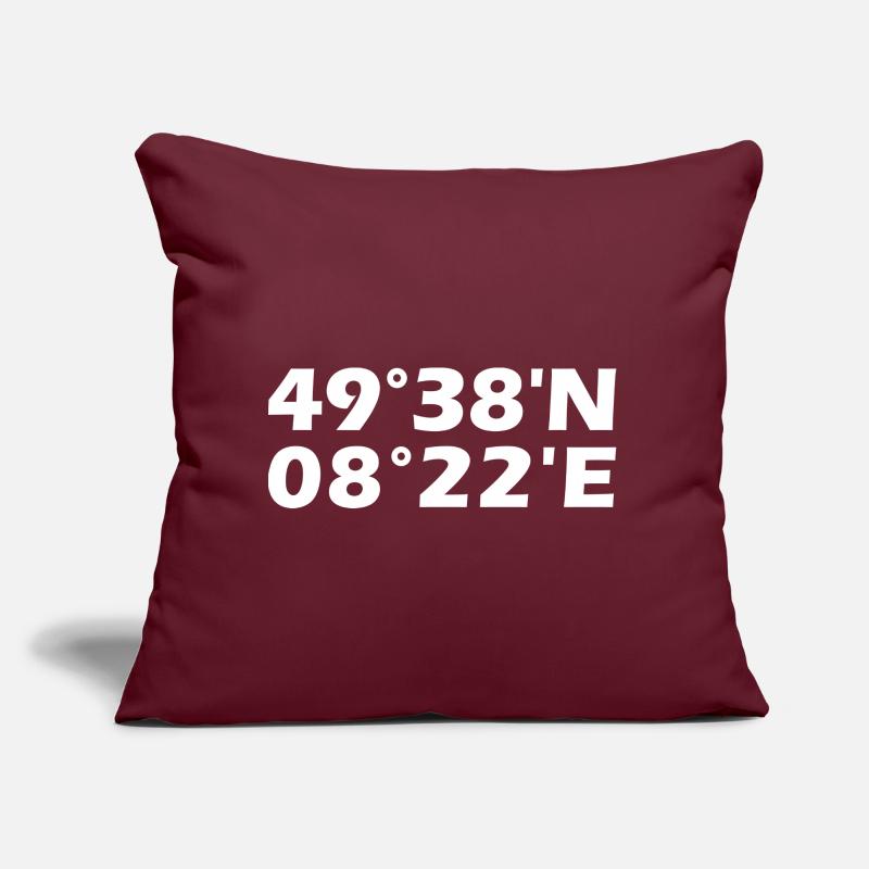 Worms Coordinates Sofa pillow with filling 45cm x 45cm