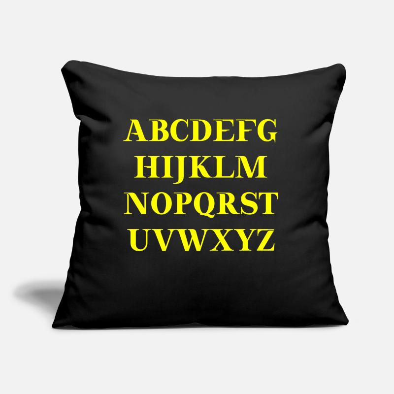 ABC Alphabet Gift Idea Sofa pillow with filling 45cm x 45cm