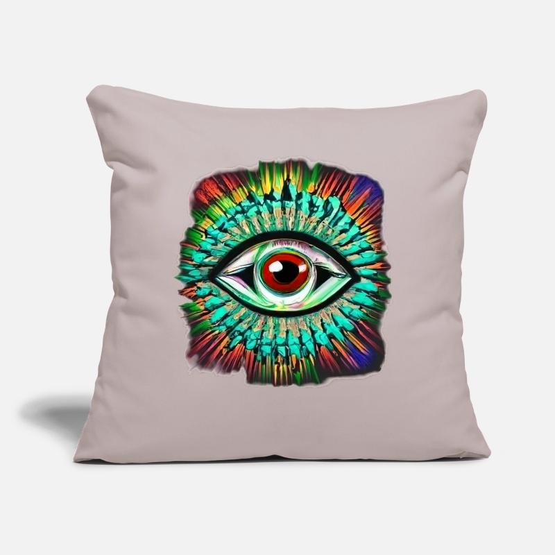 Oeil Psychédélique Coussin et housse de 45 x 45 cm