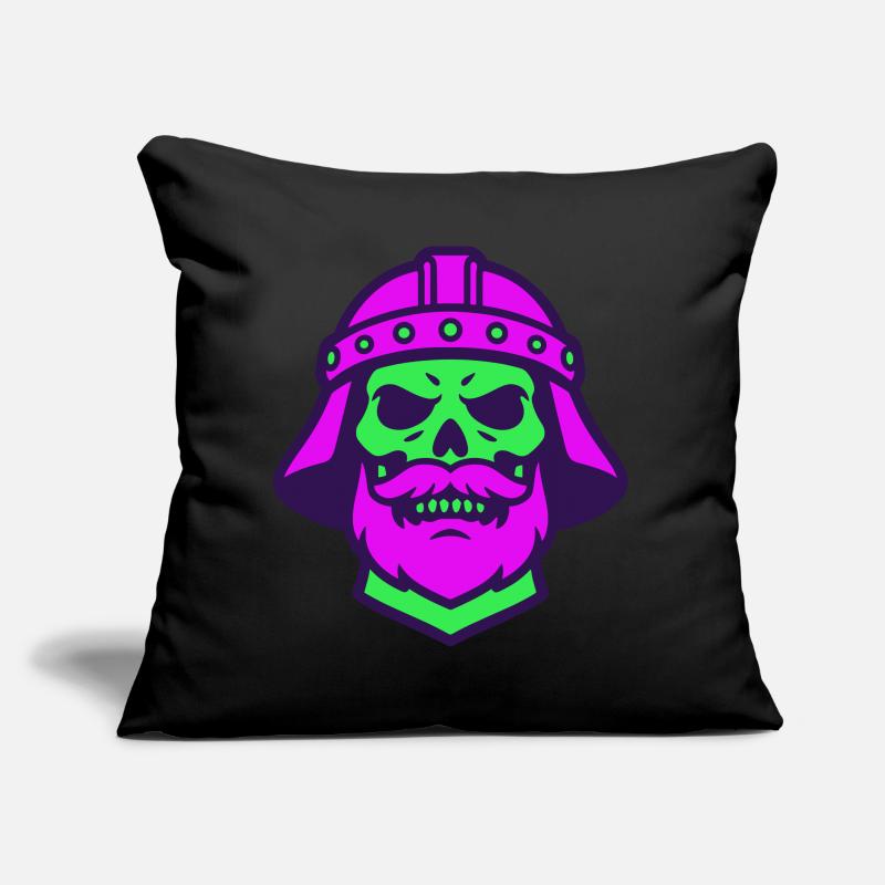 Skull Warrior Pop Art Sofakissen mit Füllung 45 x 45 cm