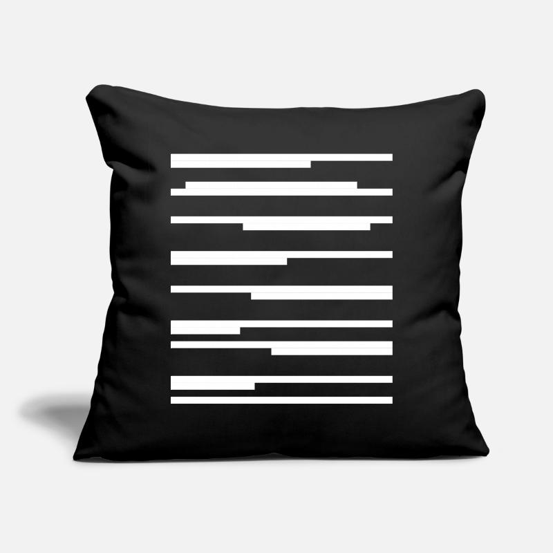 Conception de lignes géométriques Coussin et housse de 45 x 45 cm