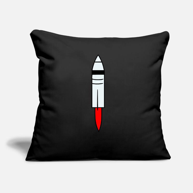 Vecteur de vol spatial spatial de fusée spatiale Coussin et housse de 45 x 45 cm