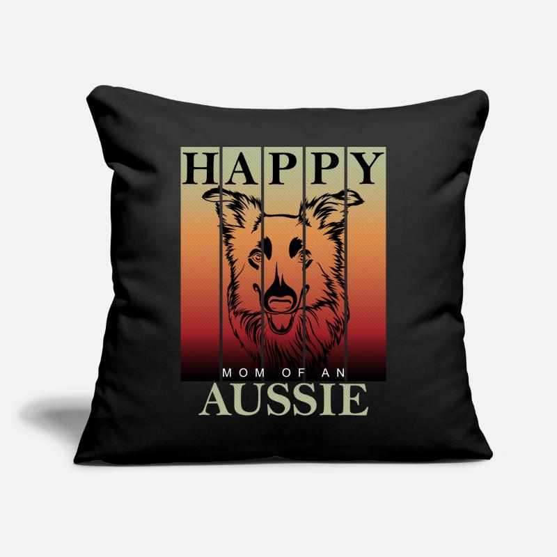 Australia Shepherd Aussie Mom Sofa pillow with filling 45cm x 45cm