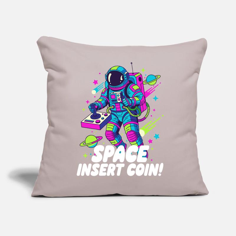 Pièce d’insertion spatiale Coussin et housse de 45 x 45 cm