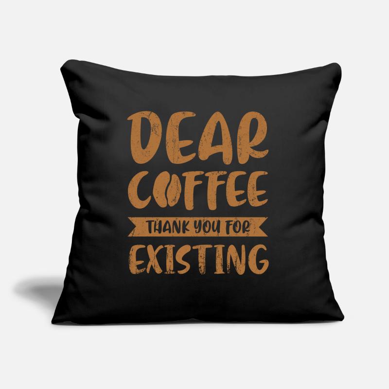 A Nightmare Before The Coffee Caffeine Lover Sofa pillow with filling 45cm x 45cm