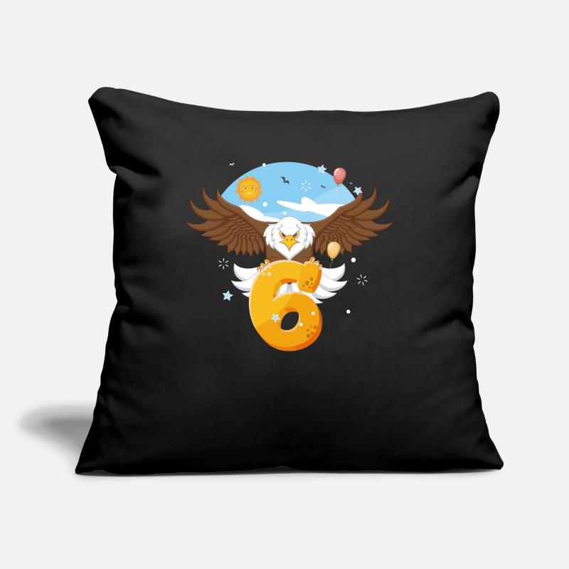 Bald eagle design for sixth birthday Sofa pillow with filling 45cm x 45cm