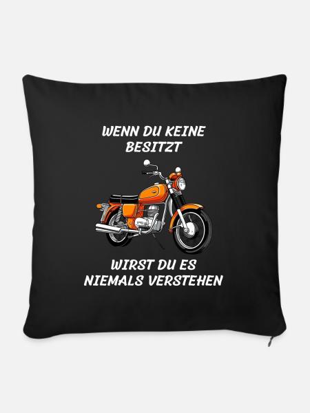 lustiger Spruch Simson - Sofakissen mit Füllung 45 x 45 cm - Schwarz