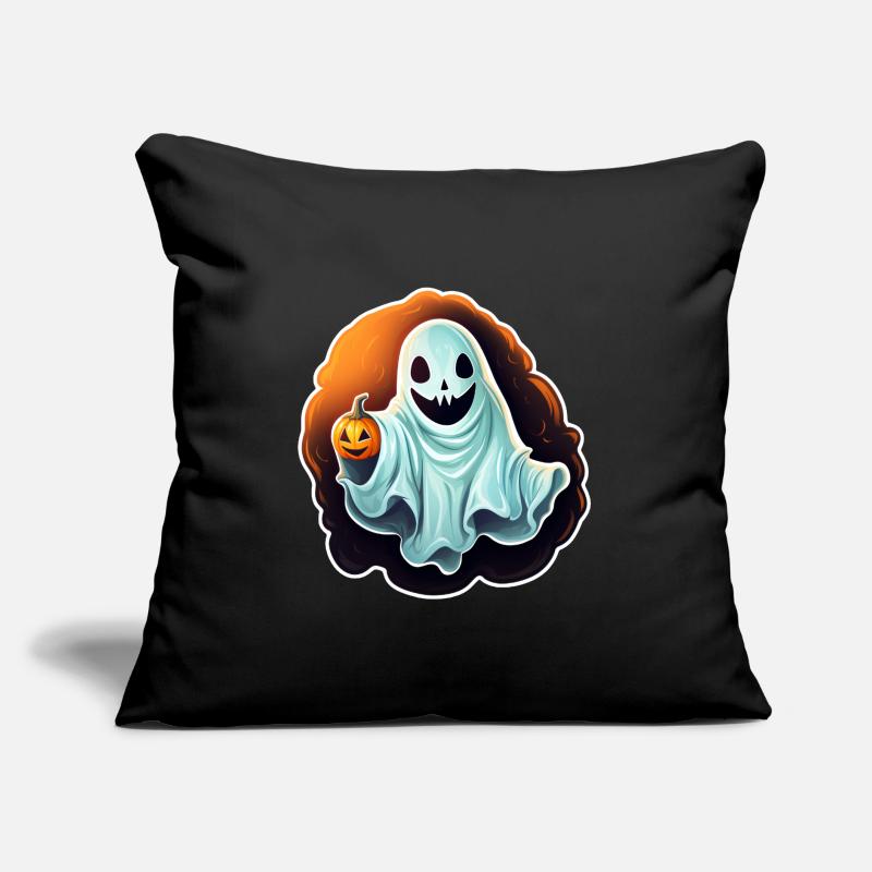Fantôme d’Halloween Coussin et housse de 45 x 45 cm