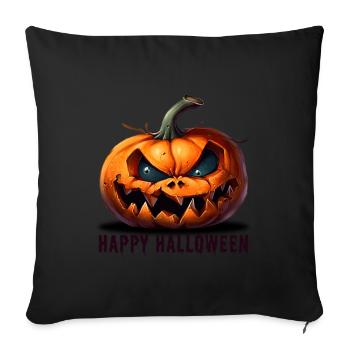 Happy Halloween - Sofakissen mit Füllung 45 x 45 cm - Schwarz - Vorne