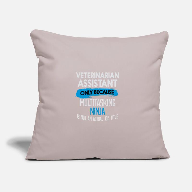 Veterinarian Assistant Gift Idea Multitasking Sofa pillow with filling 45cm x 45cm