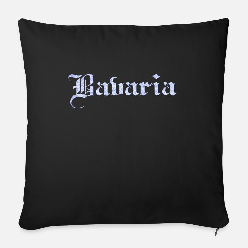 Bavaria - Sofakissen mit Füllung 45 x 45 cm - Schwarz
