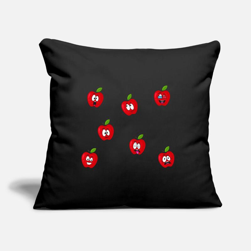 Äpfel Sofakissen mit Füllung 45 x 45 cm
