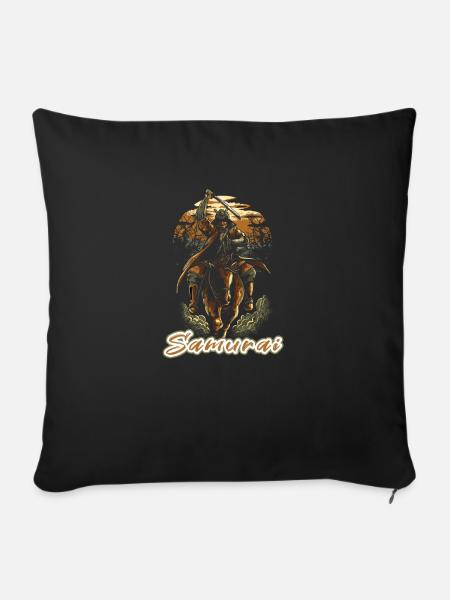 Samurai - Sofakissen mit Füllung 45 x 45 cm - Schwarz