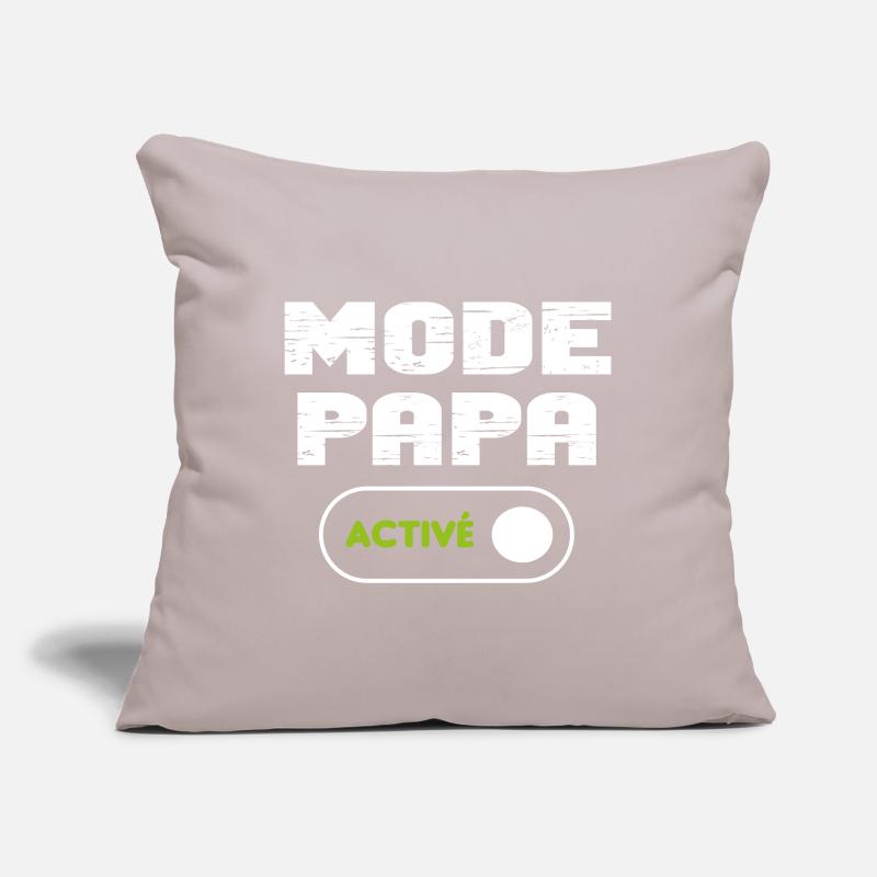 Mode papa activé Coussin et housse de 45 x 45 cm