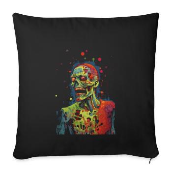 Pop Art a Brain - Sofa pillow with filling 45cm x 45cm - black - Front
