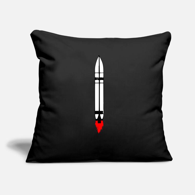 Vecteur de vol spatial spatial de fusée spatiale Coussin et housse de 45 x 45 cm