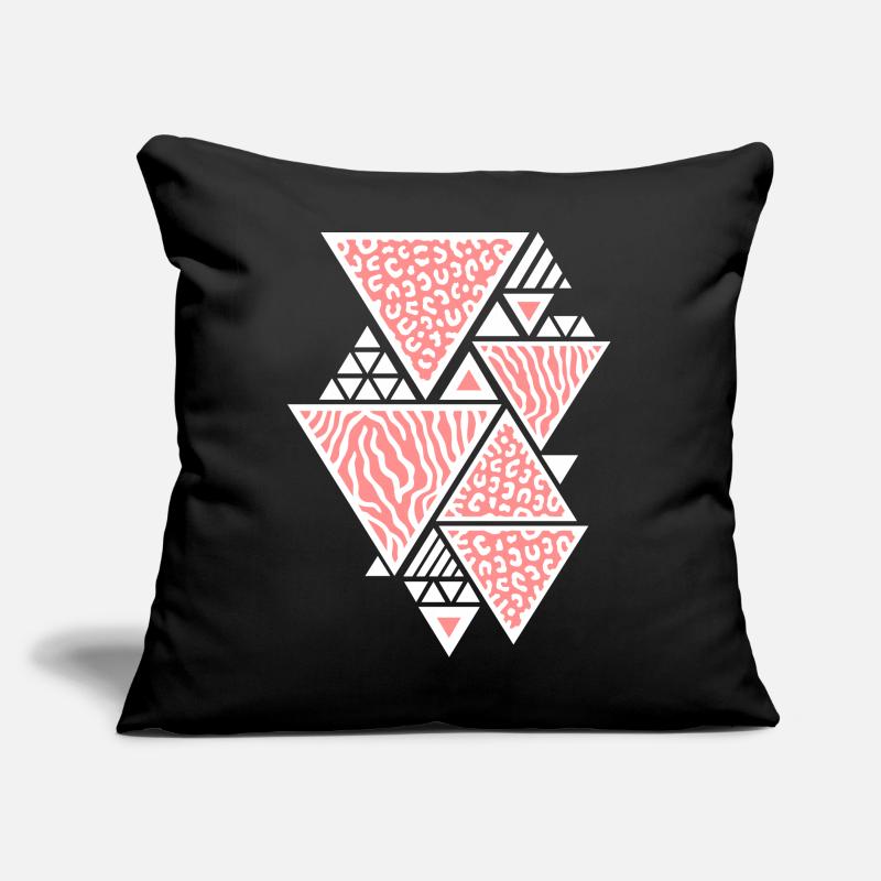 Triangle pattern (Tiger / Leopard) Sofa pillow with filling 45cm x 45cm
