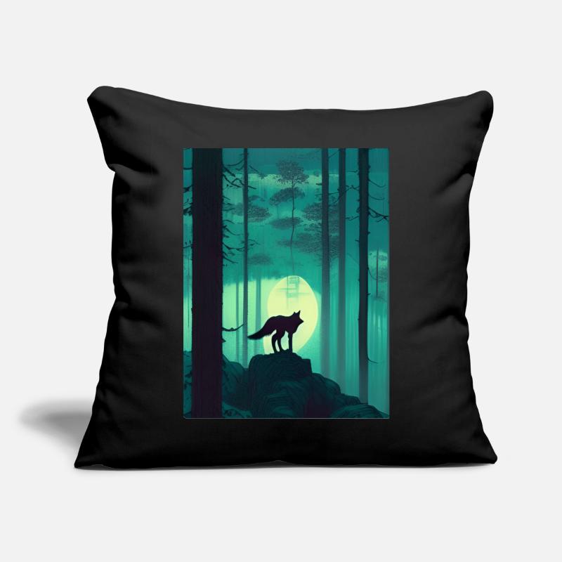 Lone Wolf 3 Sofa pillow with filling 45cm x 45cm