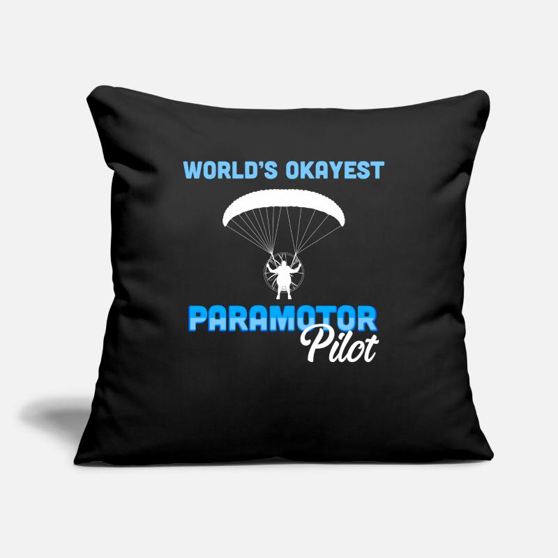 Paramotor Pilot Paragliding Paramotoring Produkt Sofakissen mit Füllung 45 x 45 cm