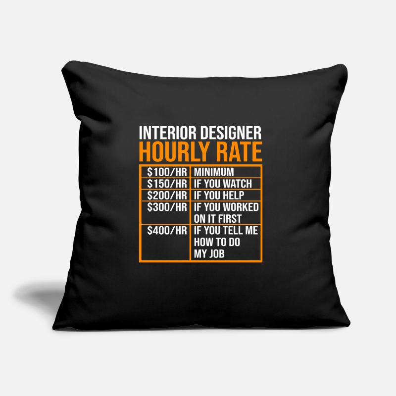 Interior Designer Architecture Architect Sofa pillow with filling 45cm x 45cm