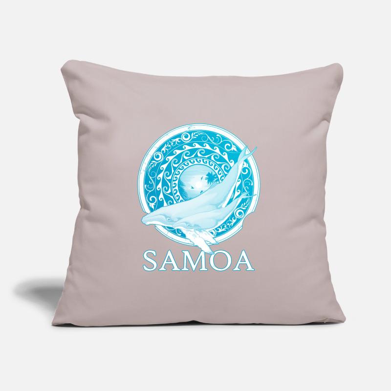 Humpbacks Sofa pillow with filling 45cm x 45cm