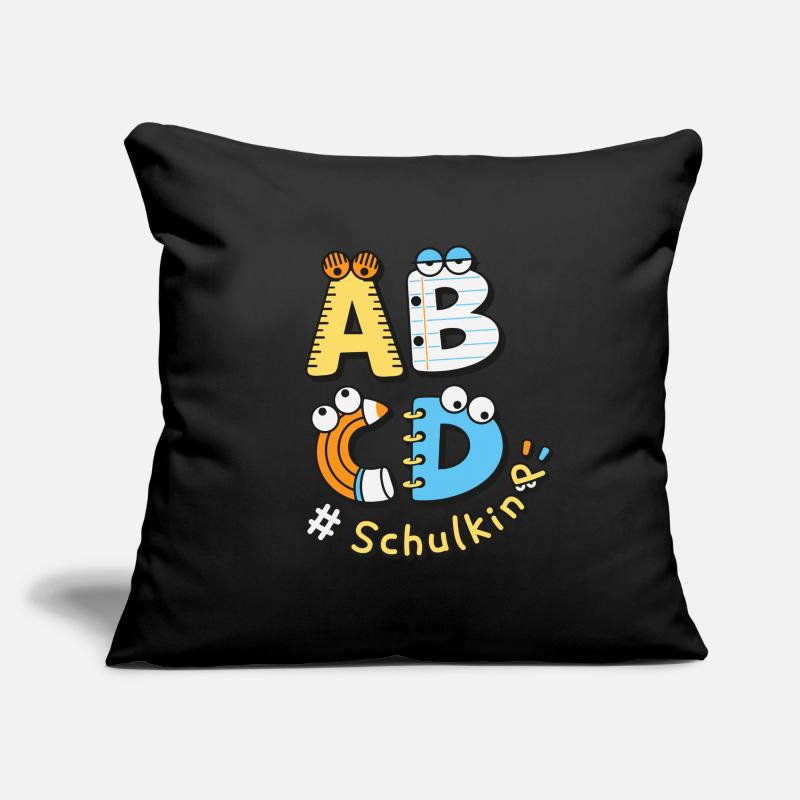 Schulkind Einschulung Schulanfang Schule Sofakissen mit Füllung 45 x 45 cm
