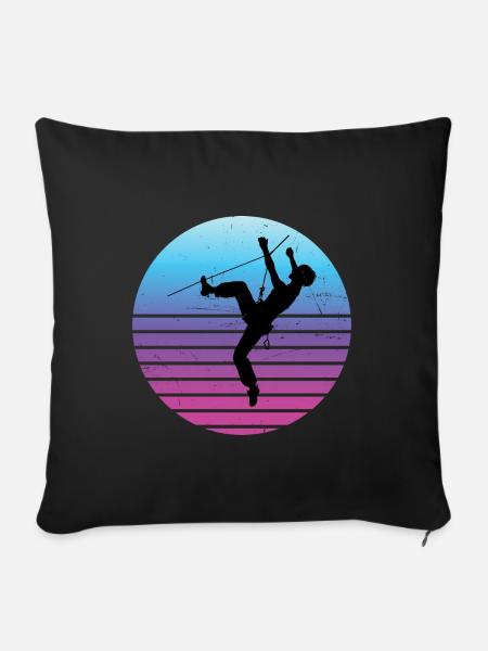 Climbing Damen Klettern Climber Boulder - Sofakissen mit Füllung 45 x 45 cm - Schwarz