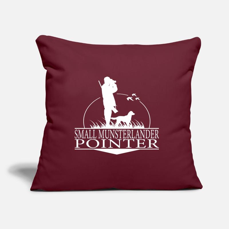 SMALL MUNSTERLANDER POINTER Jagdhunde Wilsigns Sofakissen mit Füllung 45 x 45 cm