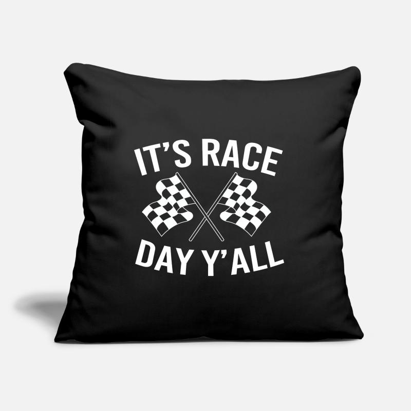 Course de dragsters Coussin et housse de 45 x 45 cm