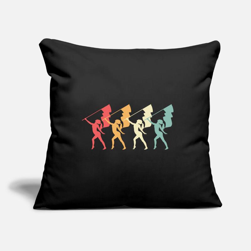 Carnaval Drapeau Carnaval agitant des drapeaux Coussin et housse de 45 x 45 cm