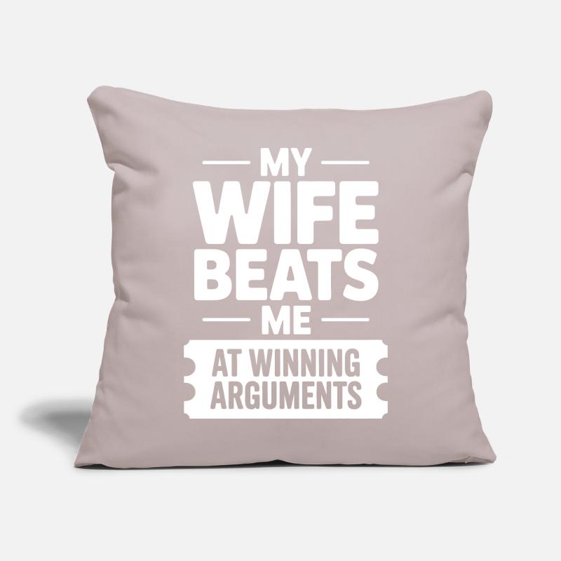 Witty Rivalry: Winning Arguments Sofa pillow with filling 45cm x 45cm