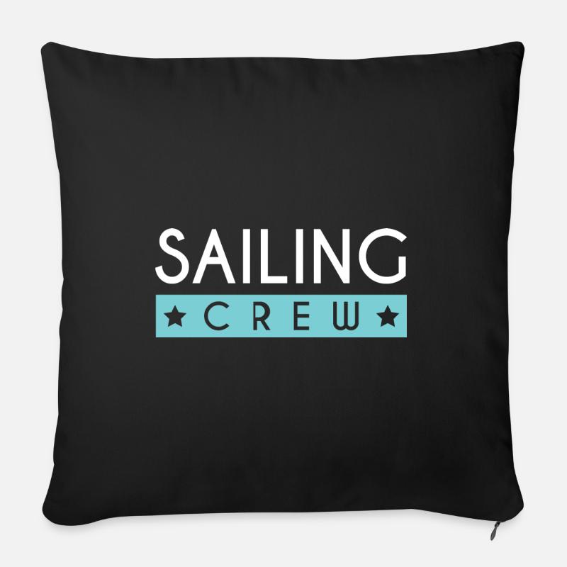 Sailing Crew - Sofakissen mit Füllung 45 x 45 cm - Schwarz