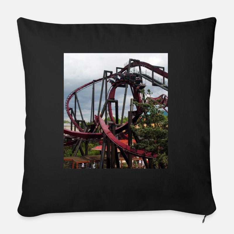 Nemesis Inferno - Sofakissen mit Füllung 45 x 45 cm - Schwarz