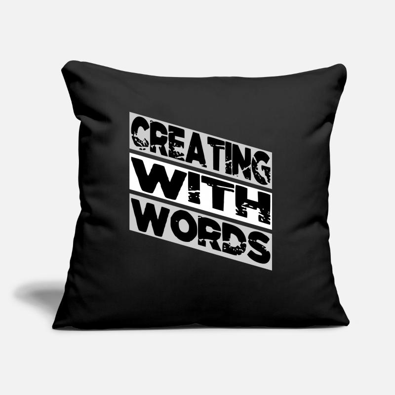 creative projects writing techniques funny happy Sofakissen mit Füllung 45 x 45 cm