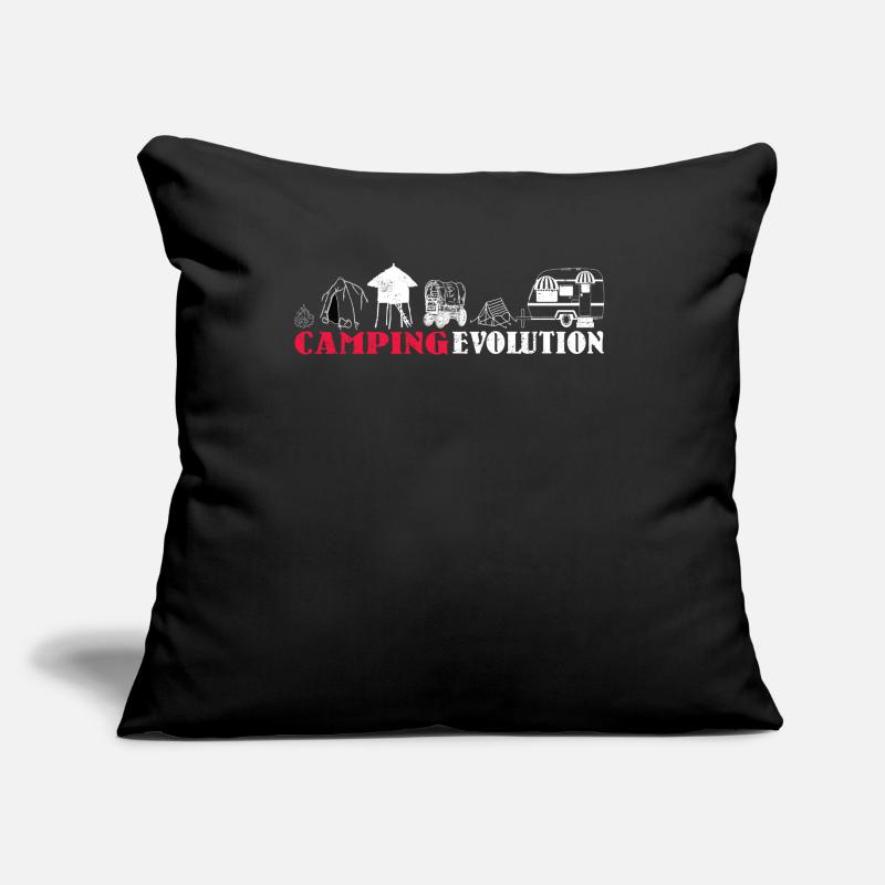 Camper Gift Idea Camping Coussin et housse de 45 x 45 cm
