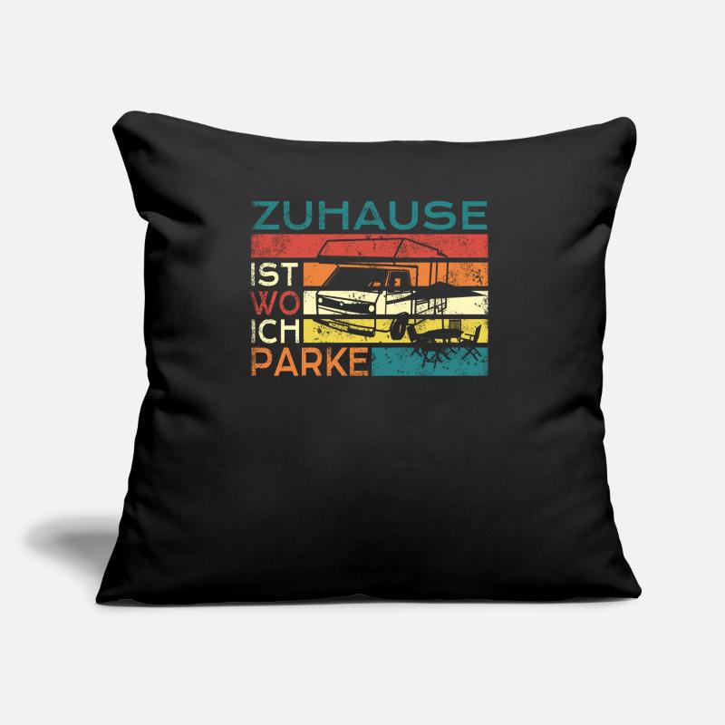 Camper Gift Idea Camping Sofa pillow with filling 45cm x 45cm