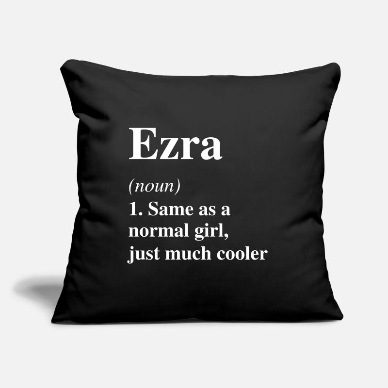 Ezra Definition Cooler Name Spruch Geschenk Sofakissen mit Füllung 45 x 45 cm