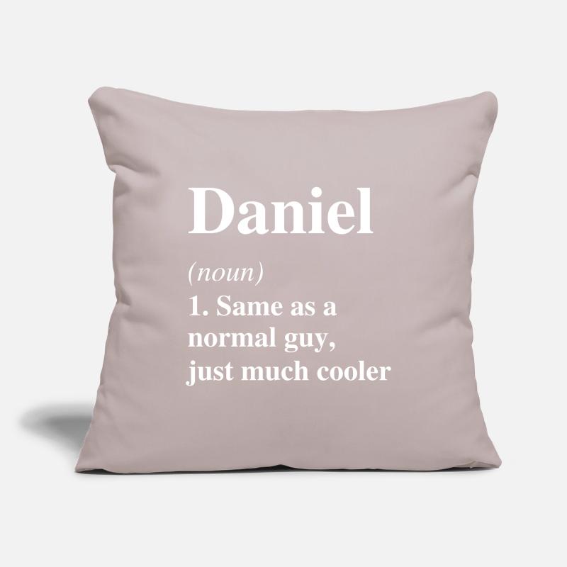 Daniel Definition Cool Name Saying Gift Sofa pillow with filling 45cm x 45cm