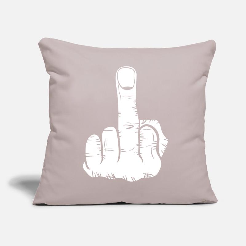 Middle finger! present Sofa pillow with filling 45cm x 45cm