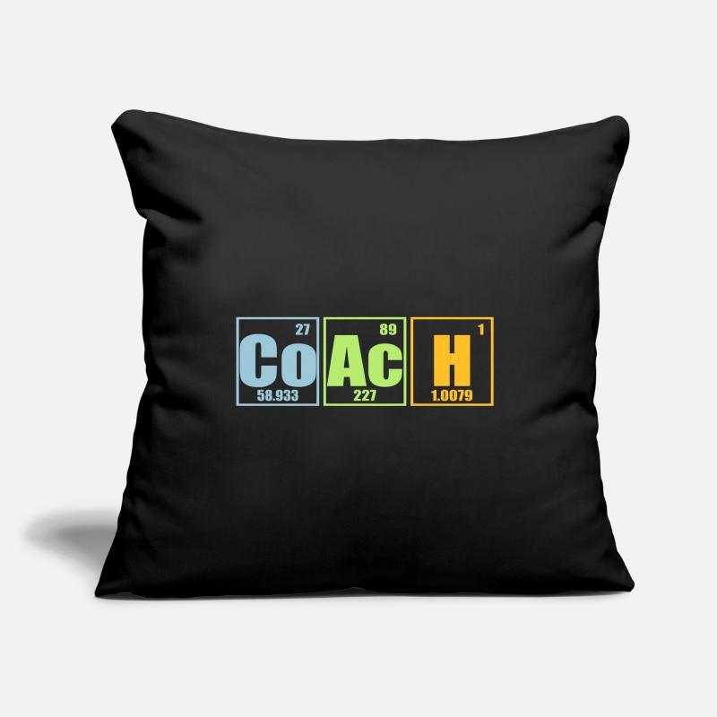 Éléments de chimie CoAcH Coussin et housse de 45 x 45 cm