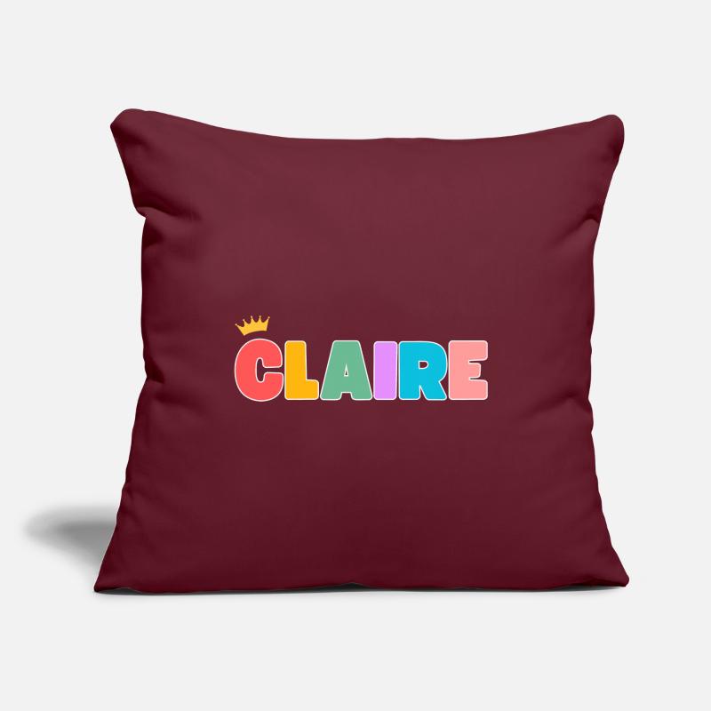 Claire! Customizable Sofa pillow with filling 45cm x 45cm