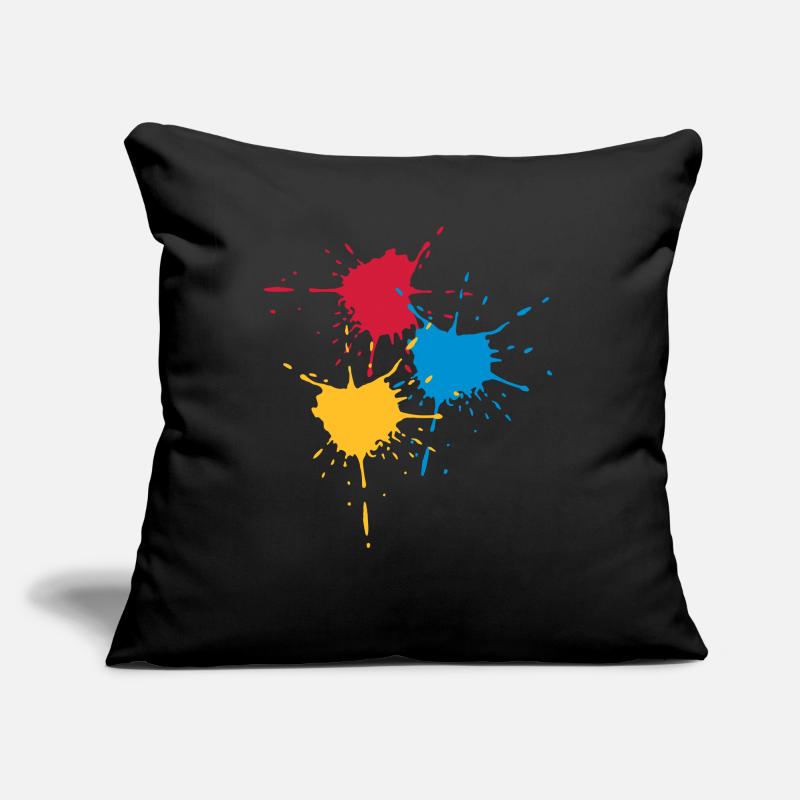 3 basic colors - Splash - V3 Sofa pillow with filling 45cm x 45cm