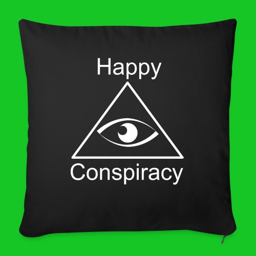Happy Conspiracy - Bankkussen met vulling 44 x 44 cm