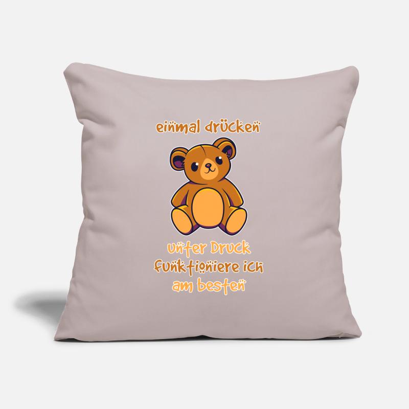 Bärchen Teddy Bär Spruch Geschenkidee Sofakissen mit Füllung 45 x 45 cm