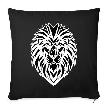 Löwe Premium Design - Coussin et housse de 45 x 45 cm - noir - Devant