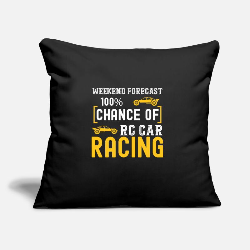 Prévisions du week-end 100% de chances de course de voitures RC Coussin et housse de 45 x 45 cm