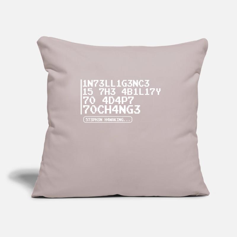 Artificial Intelligence AI Computer Scientist Program Sofa pillow with filling 45cm x 45cm