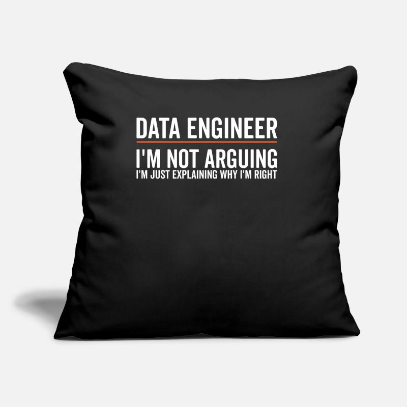 Just Explaining - Data Engineer Sofa pillow with filling 45cm x 45cm