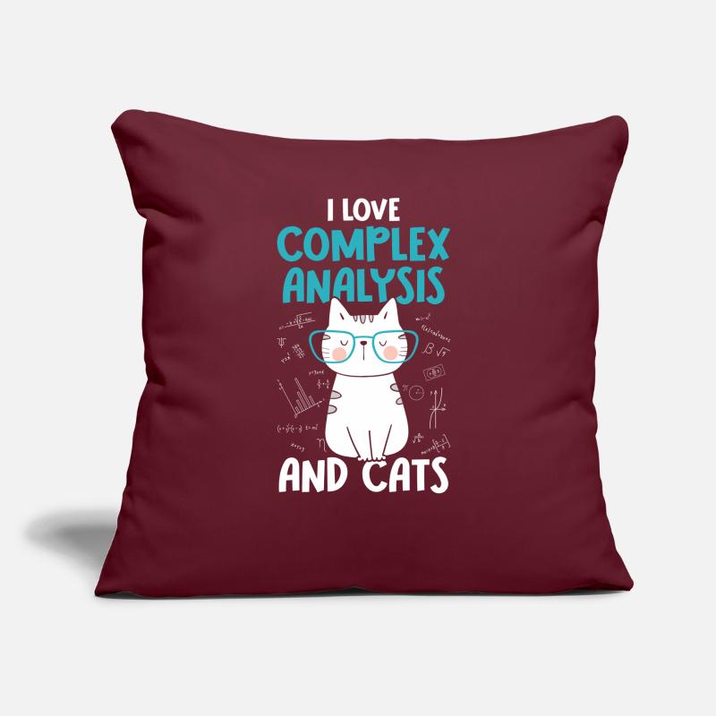 I Love Cats - Analyse complexe Coussin et housse de 45 x 45 cm