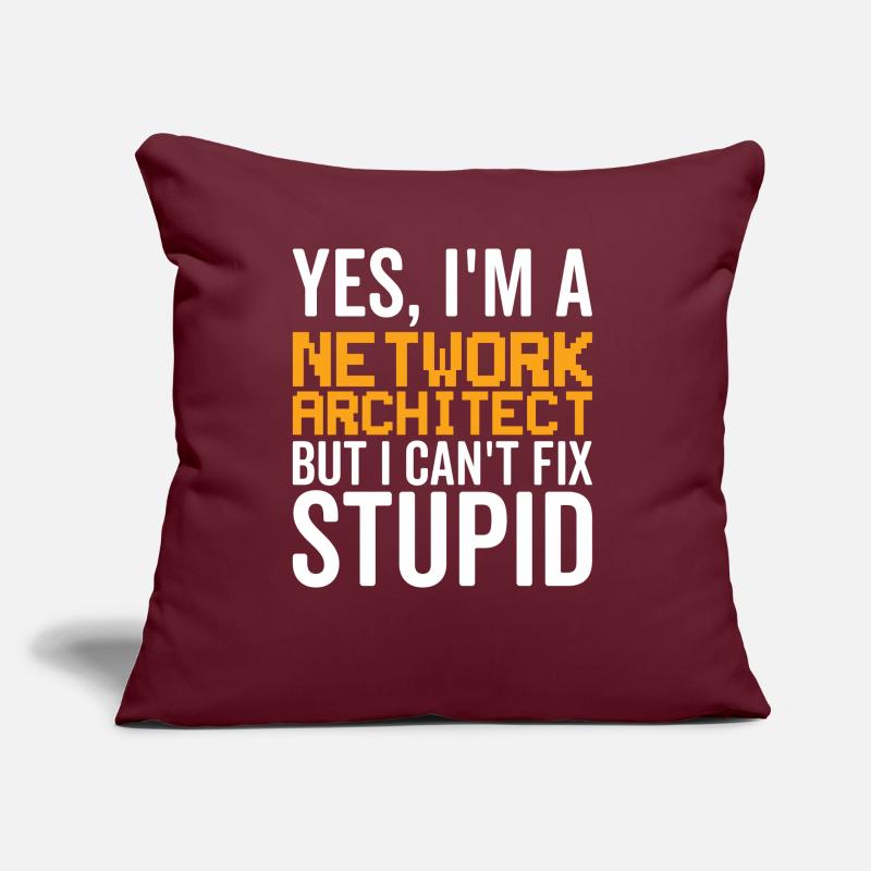 Stupid - Network Architect Sofa pillow with filling 45cm x 45cm